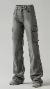 6 POCKET BAGGY JEANS GREY COLOR 1.webp
