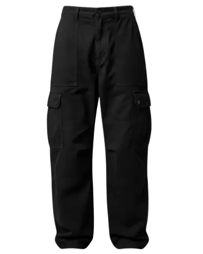 Baggy Trousers in Cotton Stuff